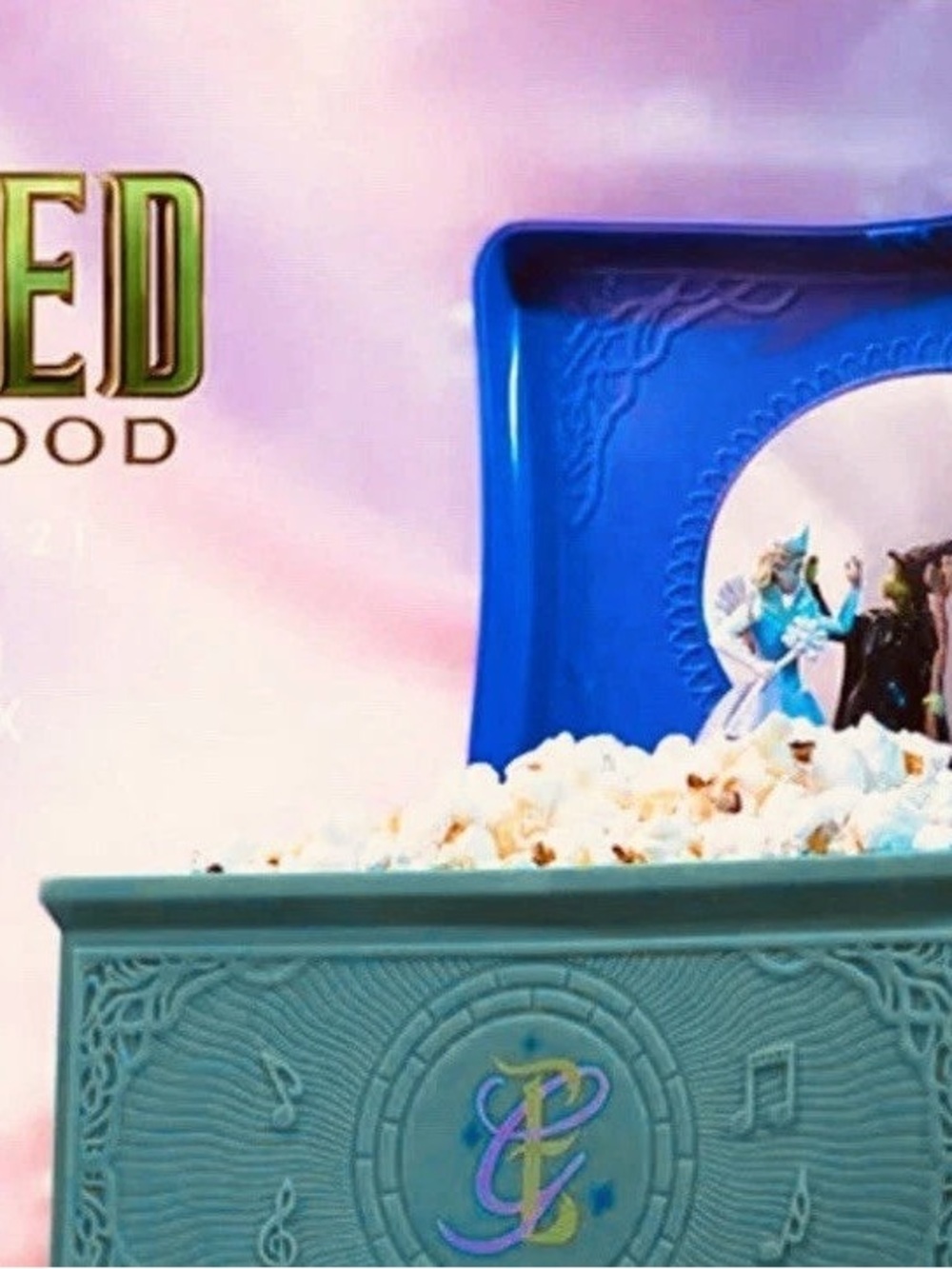Wicked For Good Regal Exclusive Music Box Popcorn Bucket
